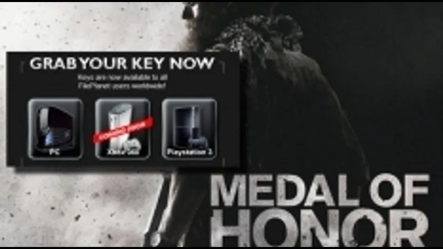 Medal of Honor PS3/PC Beta atslēgas atvērtas visiem!